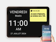 Idem - Horloge calendrier Alzheimer connectée