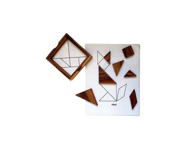 Wooden 7 Piece Tangram High Quality – IONICATOYS